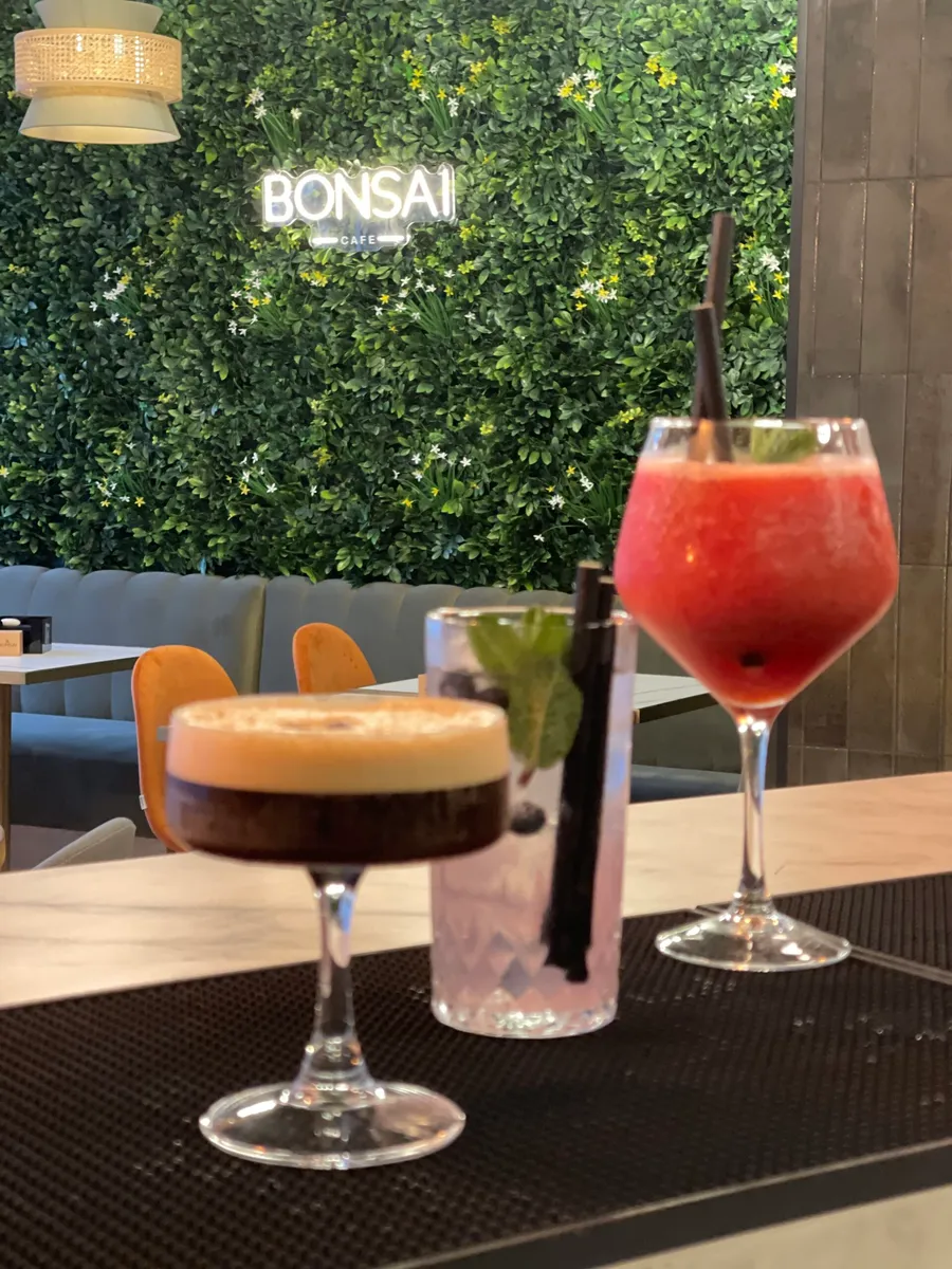Cócteles de autor de Bonsai Café