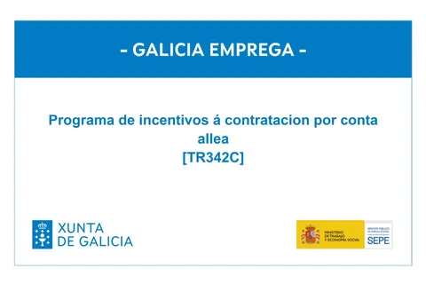Galicia Emprega — Xunta de Galicia, TR342C